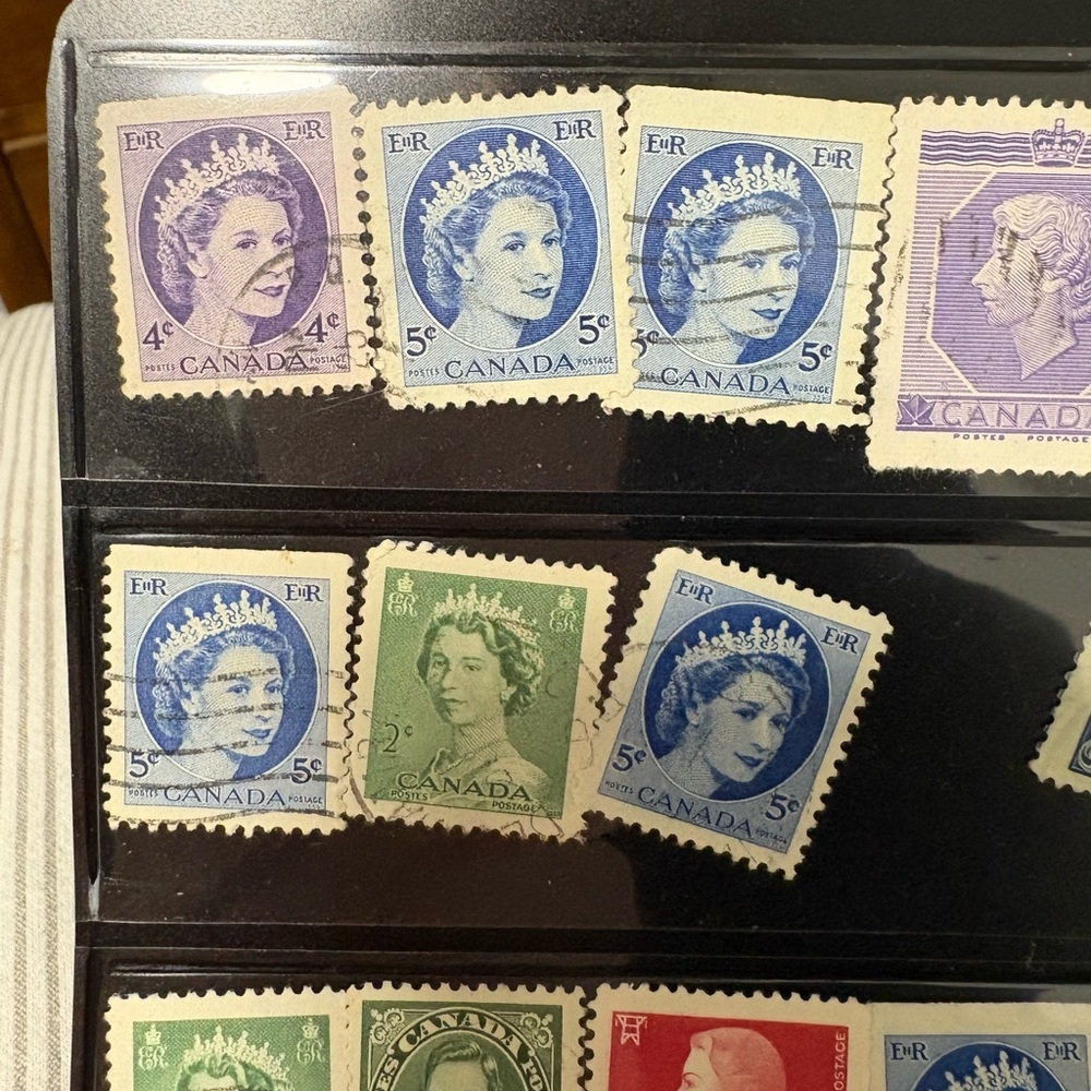 Vintage Postage Stamp Collection